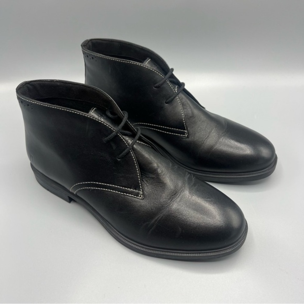 Hush Puppies Bailey Chukka Ankle Booties Black